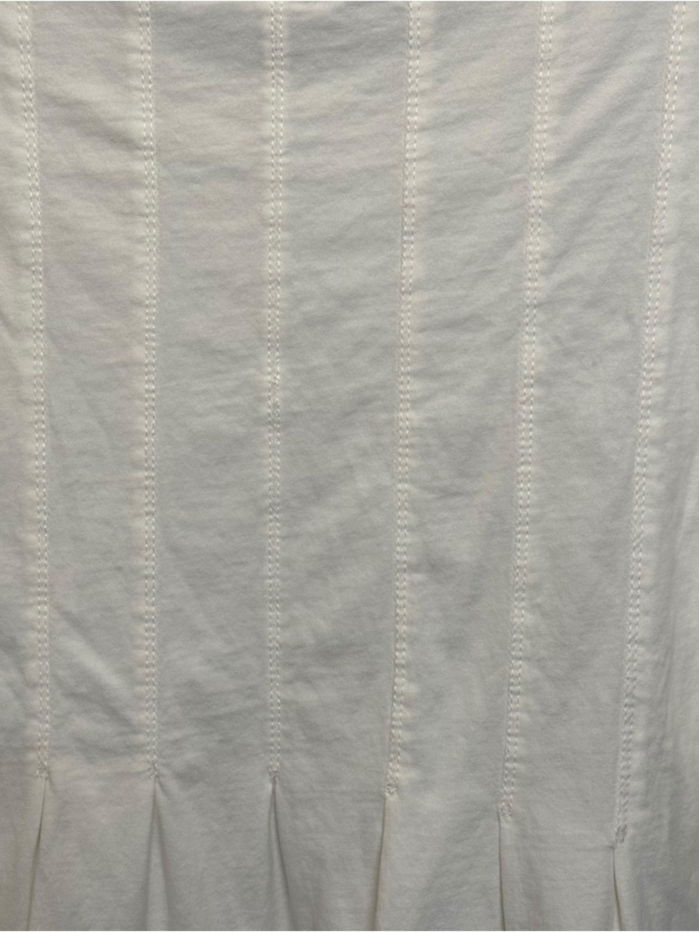๐ฟ๏ธ Anthropologie Pleated Short Sleeve Tee in Ivory - Picture 13 of 13